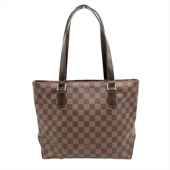 LOUIS VUITTON Authentic Brown Damier Piano Tote Bag - Picture 3 of 10